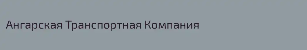 Ангарская Транспортная Компания 